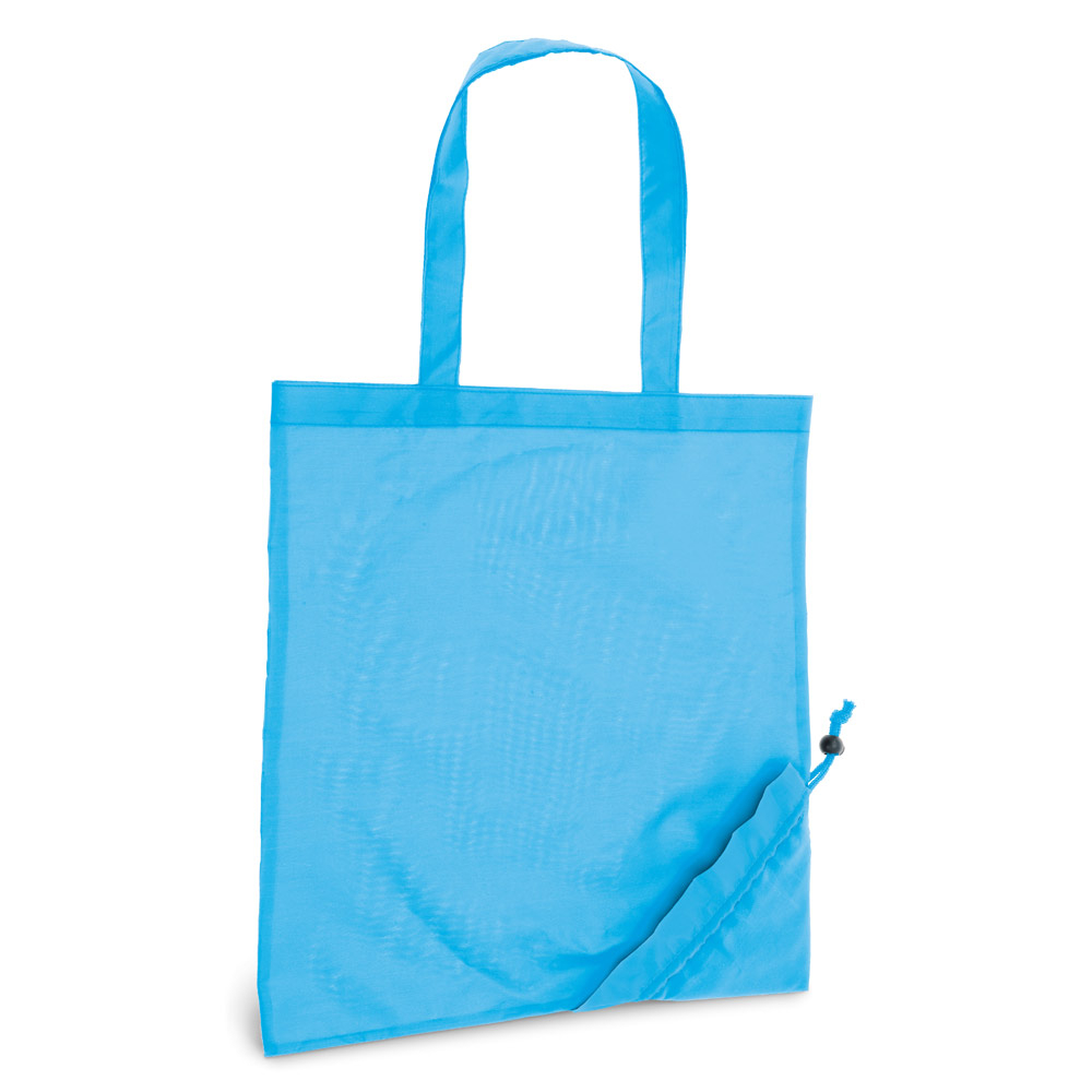 Sac publicitaire pliable 190T Bleu clair